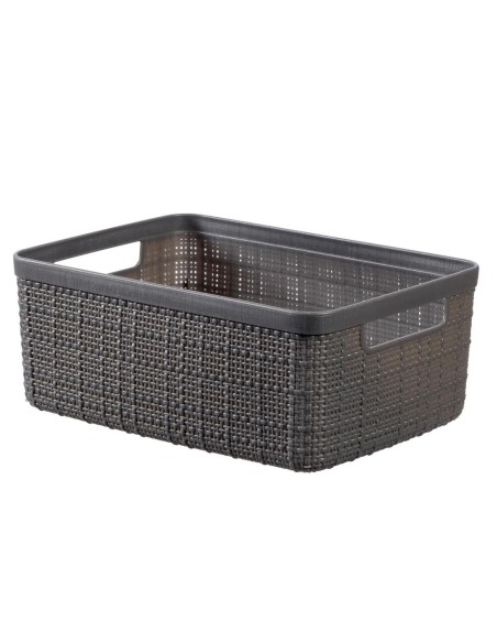 Organizer pojemnik 5l ciemny szary Curver Jute 3253921904040 9