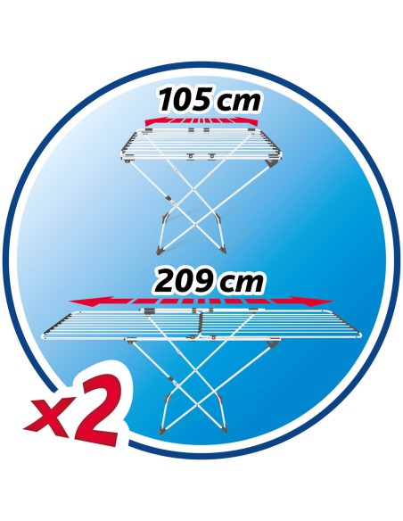 Rozsuwana suszarka na pranie Vileda Doble 22m 4023103202115 9