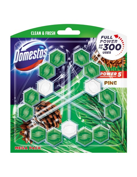 Dodnowa zawieszka do WC 3x55g DOMESTOS Power 5  8710908736056