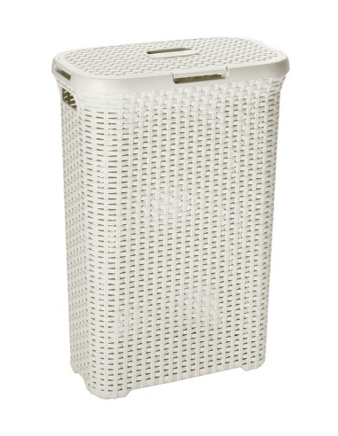 40l kremowy kosz na pranie Curver Rattan Style 3253920709004 11