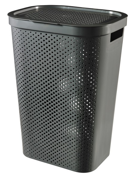 Ciemny szary kosz na pranie 60l Curver Infinity Recycled 3253924754161 14