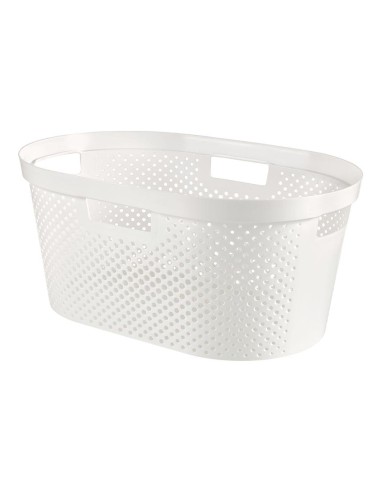 Kosz na pranie 40l biały Curver Infinity 3253924755014 10