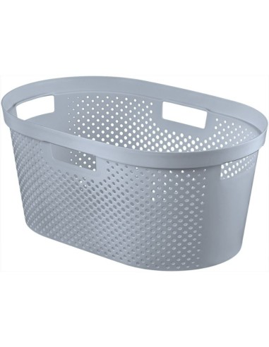 Kosz na pranie i bieliznę do magla 40l jasny szary Curver Infinity 3253924755007 11