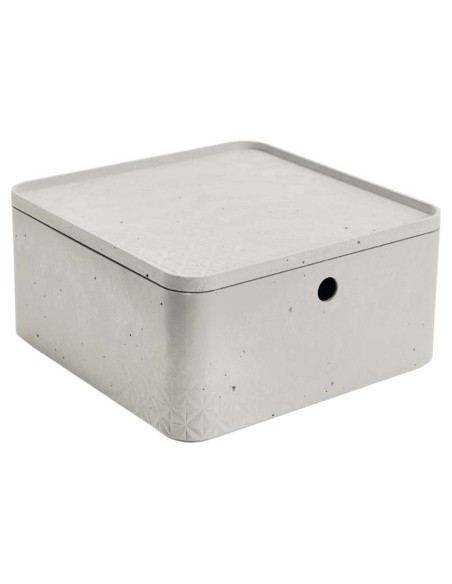 Pojemnik do przechowywania z pokrywką 8,5l Curver Beton 7290112632128 10