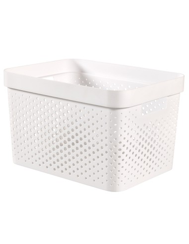 Pojemnik do łazienki, pokoju do przechowywania 17l ażurowy Curver Infinity Recycled 3253924740256