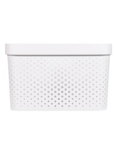 Pojemnik do łazienki, pokoju do przechowywania 17l ażurowy Curver Infinity Recycled 3253924740256 2