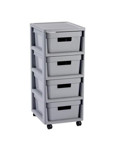 Regał na kółkach 4 szuflady 4x11l Curver Infinity 3253924355009 3