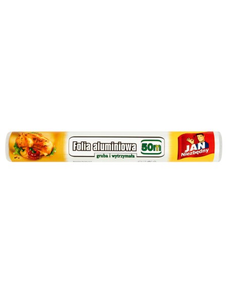 Jan Niezbędny Folia aluminiowa do żywności gruba 50m 5900536232591