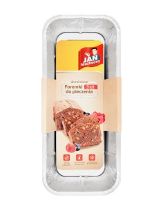 Aluminiowe foremki do pieczenia i mrożenia 3szt Jan Niezbędny 5900536234519