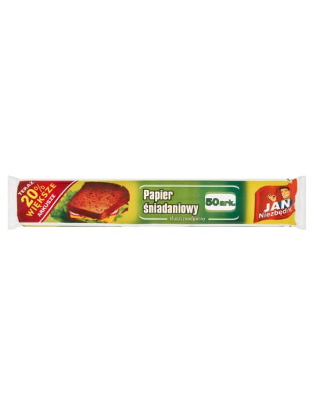 Papier śniadaniowy w arkuszach 50 sztuk Jan Niezbędny 5900536265506 4