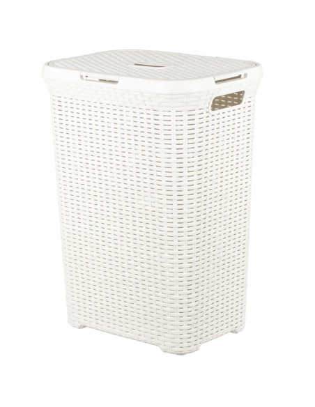Kremowy 60l kosz na pranie Curver Rattan Style 3253920707000 12
