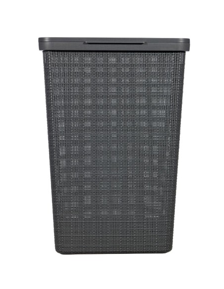 Kosz 58l na pranie lub bieliznę ciemny szary Curver Jute 3253928093006 15