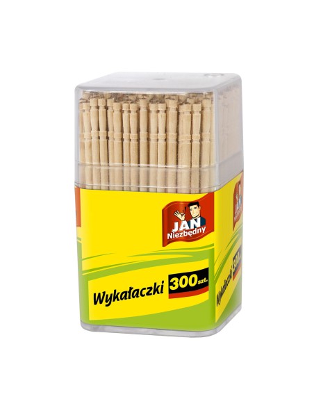 Wykałaczki drewniane w pudełku 300szt Jan Niezbędny 5900536255040 3