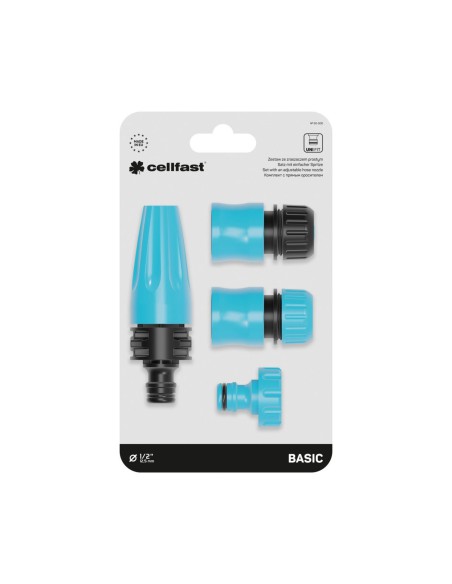 Zestaw ze zraszaczem prostym BASIC 1/2"-5/8" Cellfast 5901828856334 29