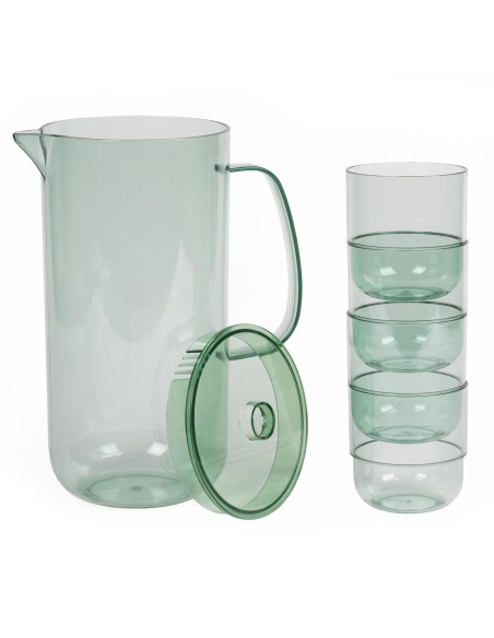 Praktyczny zestaw dzbanek + 4 szklanki Cambridge 1,5L 5054061136685 2