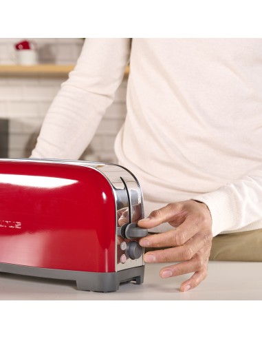 Designerski toster o mocy 850W Taurus Vintage Single Red 8414234606594 7