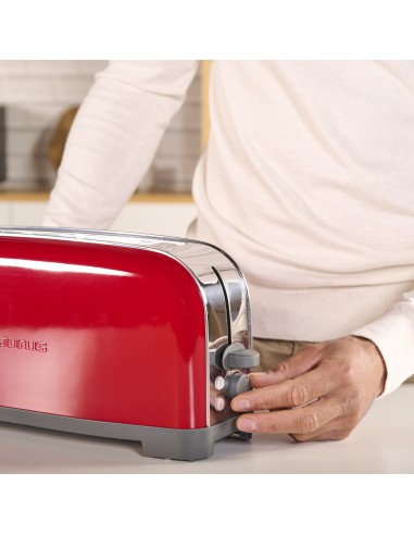 Designerski toster o mocy 850W Taurus Vintage Single Red 8414234606594 8