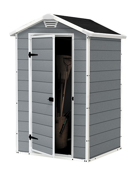 Domek narzędziowy do ogrodu szary Keter Manor 4x3 7290103659028