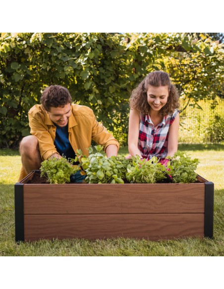 Praktyczne obrzeże grządki Keter Maple 106 x 106 x 32 cm 7290112633514 6