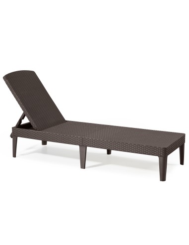 Regulowany leżak ogrodowy Jaipur Keter brązowy, 58 x 187 cm 8711245144894 7