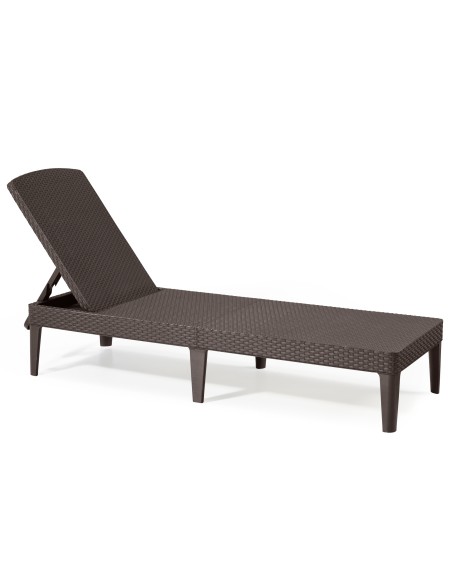 Regulowany leżak ogrodowy Jaipur Keter brązowy, 58 x 187 cm 8711245144894 7