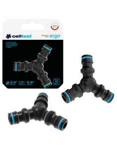 Łącznik trójnik ERGO 1/2",3/4",3/8" Cellfast 5901828859861 2