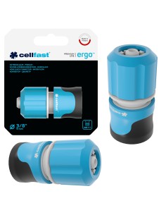 Szybkozłącze - przelot ERGO 3/8" Cellfast 5907553506735 2