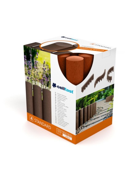 Ceglasta ogrodowa palisada 4 STANDARD Cellfast 14,5cm x 2,3m 5907553507497 8