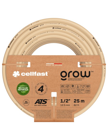 Wąż ogrodowy 4-warstwowy Cellfast GROW 1/2" 25 mb 5901828854729 2