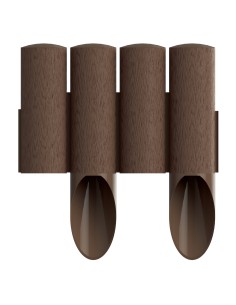 Brązowa ogrodowa palisada 4 STANDARD Cellfast 14,5cm x 2,3m 5907553506483 2