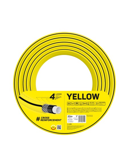 Wąż ogrodowy 4 warstwowy Cellfast 4Yellow 1" 20 mb 5907512607114 2
