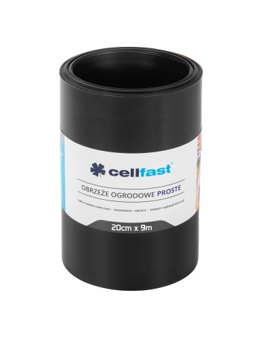 Czarne obrzeże ogrodowe proste Cellfast 20 cm x 9,0 m 5907553505530 4