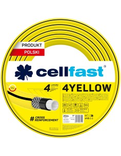Wąż ogrodowy 4 warstwowy Cellfast 4Yellow 1" 20 mb 5907512607114
