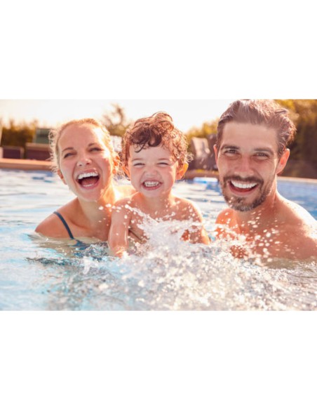 Skuteczny chlorowy granulat do basenu Stapar Aqua fun 3kg + bojka dozująca gratis 5903111621049 8