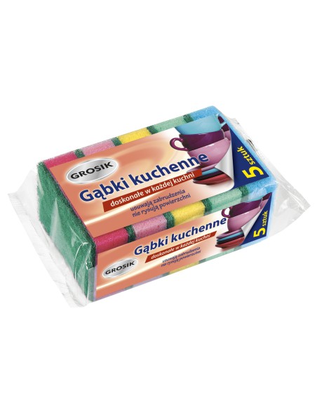 Skuteczne gąbki kuchenne Grosik 5 szt. 5900536225081