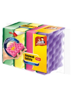 Zmywak falisty Jan Niezbędny pakiet 4 sztuki 5900536316697