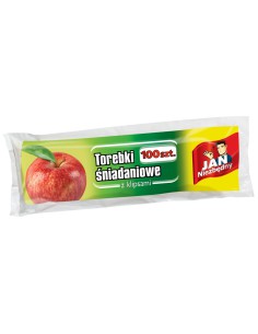 Torebki śniadaniowe Jan Niezbędny 18x28cm pakiet 100 sztuk 5900536103020