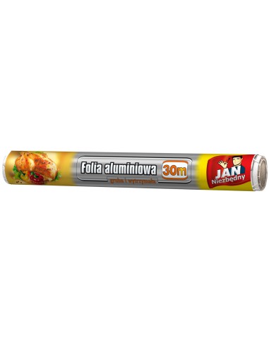 Folia aluminiowa z tłoczeniem Jan Niezbędny 30m 5900536248578