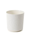 Rustykalna doniczka Gama Textil Lamela kremowa, 25,5x25,5x27 cm