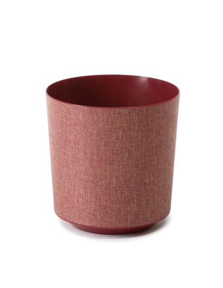 Boho doniczka Gama Textil Lamela bordowa, 25.5 cm 5900119090129