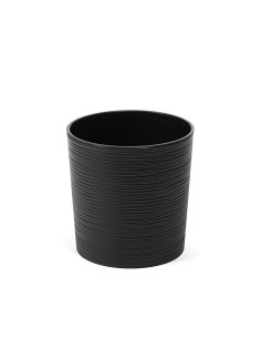 Piękna doniczka Malwa Dluto Lamela czarna, 25 cm 5900119047222