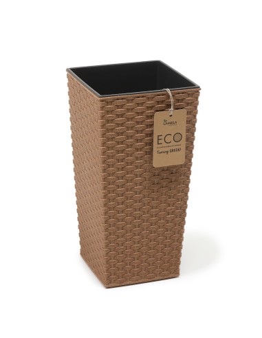Nowoczesna donica Finezja Eco Wood Lamela 30x30x57cm 5900119388233 4