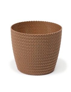 Naturalna doniczka osłonka Magnolia Jersey Eco Wood Lamela 25,5 cm 5900119388608