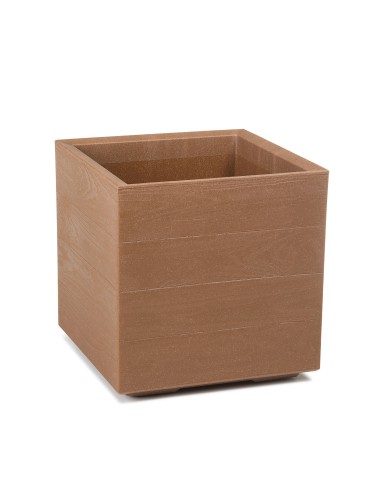 Ekologiczny kwietnik Karo Eco Wood Lamela 39x39x39.4cm 5900119388844