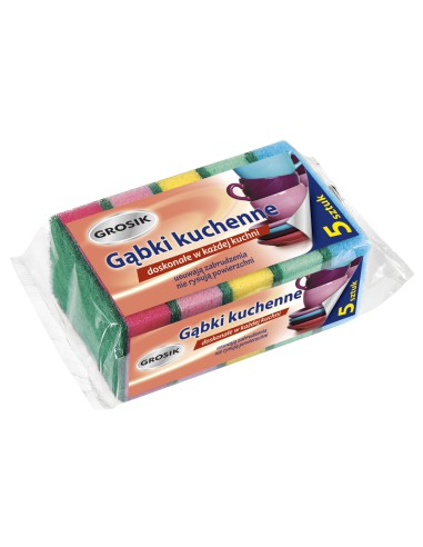 Skuteczne gąbki kuchenne Grosik 5 szt. 5900536225081 2