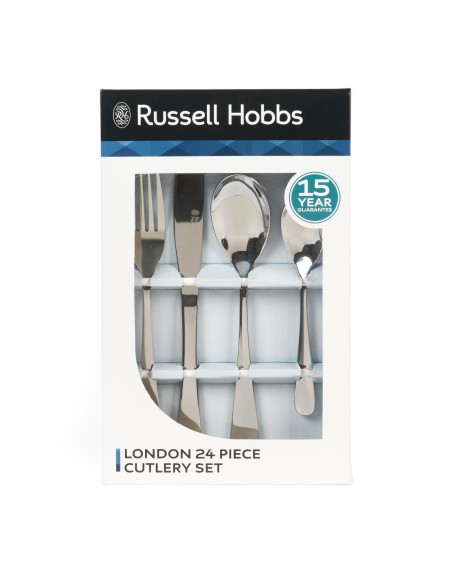 Lekki zestaw sztućców Russell Hobbs London dla 6 osób, 24 elementy 5054061027266 10