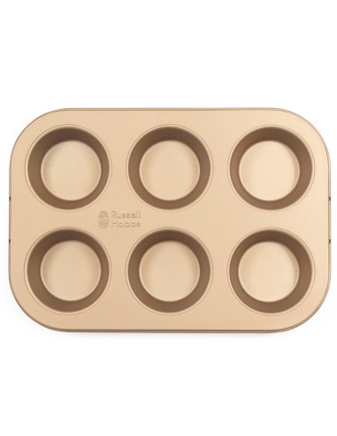 Blacha do pieczenia muffinek Russell Hobbs Opulence 6 szt 26,5 x 17,5 x 3 cm 5054061427240 5