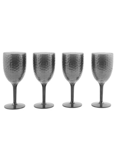 Elegancki zestaw 4 plastikowych kieliszków do wina Fete Cambridge 5054061137989 16
