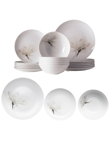 Elegancki komplet talerzy Lubiana Magnolia 18 elementów 5900245237634 4
