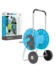 Wózek stojak na wąż ogrodowy 1/2" Cellfast Aluplus 45m 5901828856884 2